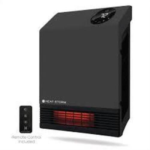 DESCRIPTION: (1) INFRARED WALL HEATER BRAND/MODEL: HEAT STORM SIZE: 1000W RETAIL$: $100.00 EA QTY: 1