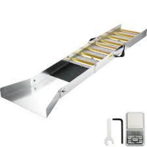 DESCRIPTION: (1) FOLDING SLUICE BOX BRAND/MODEL: VEVOR INFORMATION: ALUMINUM SIZE: 46X28X21 RETAIL$: $84.99 EA QTY: 1