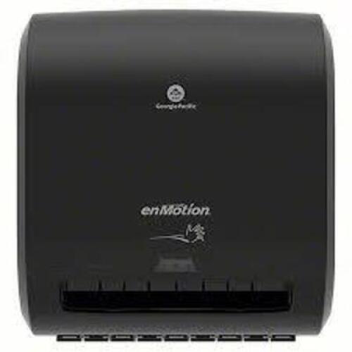 DESCRIPTION: (1) AUTOMATED TOUCHLESS HARDWOUND PAPER TOWEL DISPENSER BRAND/MODEL: ENMOTION #59498A INFORMATION: BLACK RETAIL$: $51.70 EA QTY: 1