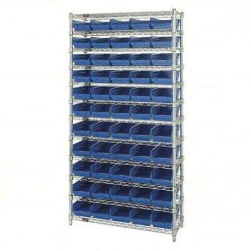 DESCRIPTION: (1) CASE OF (20) BIN SHELVING BINSBRAND/MODEL: JUST THE BINS JUST THE BINSSIZE: 36X18X74QTY: 1