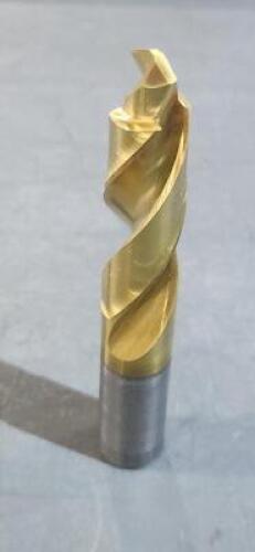 DESCRIPTION: (2) FACTORY REGROUND HSS DRILL BITS BRAND/MODEL: PRECISION 40038 SIZE: 19/32" DIA RETAIL$: $41.47 QTY: 2