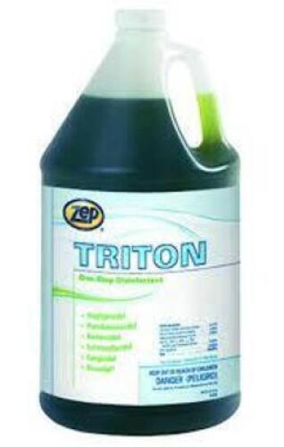 DESCRIPTION: (2) TRITON ONE STEP DISINFECTANT BRAND/MODEL: ZEP SIZE: 1 GALLON RETAIL$: $60.00 EA QTY: 2
