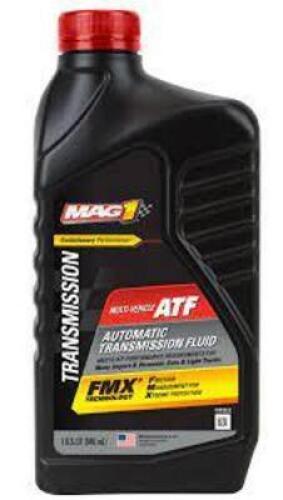 DESCRIPTION: (5) AUTOMATIC TRANSMISSION FLUID BRAND/MODEL: MAG1 SIZE: 1 QT RETAIL$: $8.75 EA QTY: 5