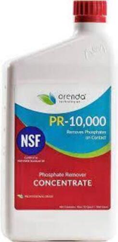 DESCRIPTION: (3) PHOSPHATE REMOVER CONCENTRATE BRAND/MODEL: ORENDA PR-10,000 SIZE: 1 QT RETAIL$: $14.99 EA QTY: 3