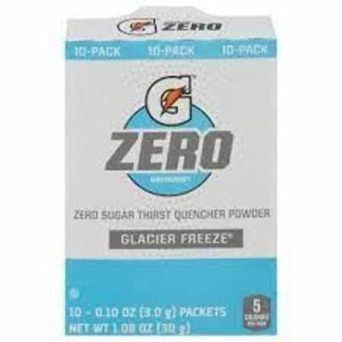 DESCRIPTION: (2) CASES OF (12) PACKAGES (10) SPORTS DRINK CONCENTRATE BRAND/MODEL: GATORADE #52000 INFORMATION: ZERO SUGAR RETAIL$: $125.87 EA QTY: 2