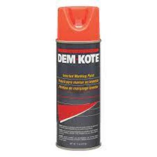 DESCRIPTION: (6) ENAMEL FINISH BRAND/MODEL: DEM-KOTE INFORMATION: ORANGE SIZE: 10 OZ RETAIL$: $17.99 EA QTY: 6