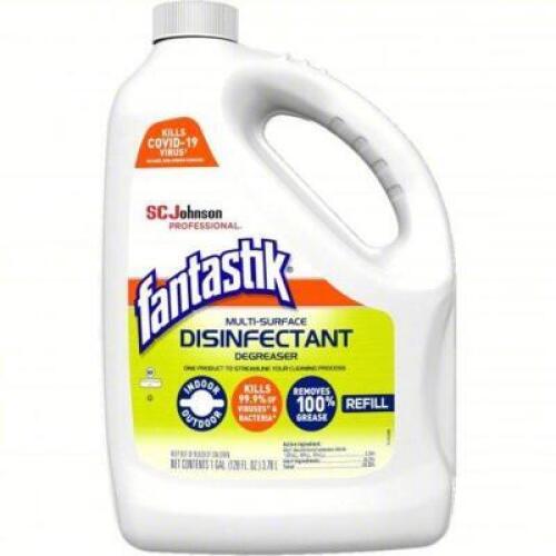 DESCRIPTION: (1) DISINFECTANT DEGREASER BRAND/MODEL: FANTASTIK #56DY51 SIZE: 1 GALLON RETAIL$: $20.00 EA QTY: 1