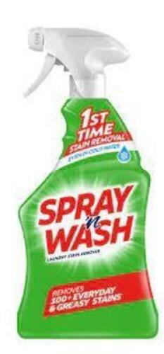 DESCRIPTION: (6) LAUNDRY STAIN REMOVER BRAND/MODEL: SPRAY N WASH SIZE: 32 OZ RETAIL$: $3.19 EA QTY: 6