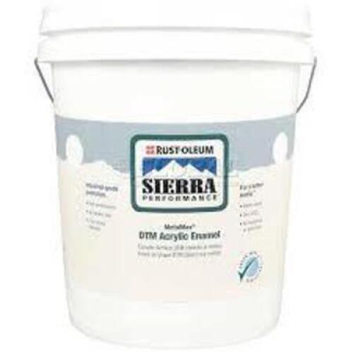 DESCRIPTION: (1) METALMAX DTM ACRYLIC ENAMEL BRAND/MODEL: RUST-OLEUM SIERRA INFORMATION: WHITE SIZE: 5 GALLONS RETAIL$: $423.00 EA QTY: 1