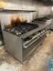 SUNFIRE 8 BURNER RANGE W/ 24" GRIDDLE AND DOUBLE OVEN COMBO. - 3