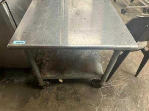 36" X 30" STAINLESS LOW BOY EQUIPMENT STAND