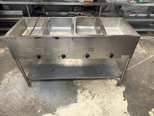 SERVIT FOUR WELL ELECTRIC STEAM TABLE
