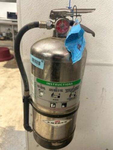 WET CHEMICAL FIRE EXTINGUISHER W/ 2023 CHARGE