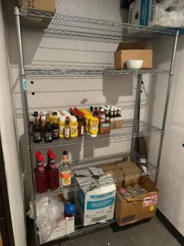 48" X 18" FIVE TIER WIRE SHELF