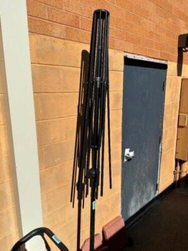 PATIO UMBRELLA FRAME AND STAND.