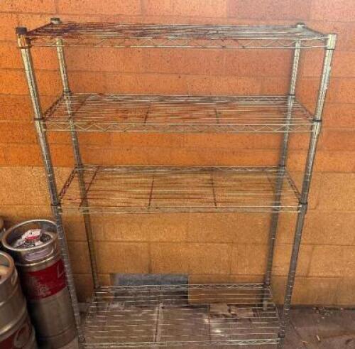 36" X 18" FOUR TIER WIRE SHELF