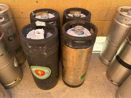 (4) EMPTY QUARTER BARRELS KEGS