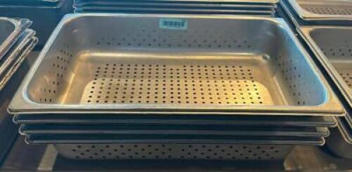 (4) FULL SIZE SLOTTED STAINLESS INSERTS