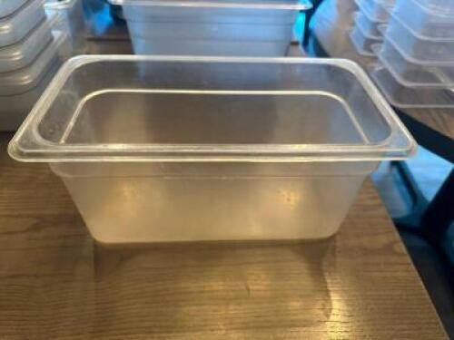(6) 1/3 SIZE PLASTIC INSERTS.