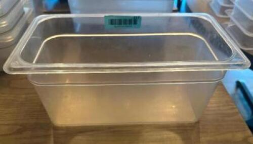 (8) 1/3 SIZE PLASTIC INSERTS.