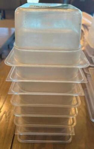 (6) 1/6 SIZE PLASTIC INSERTS.