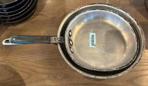 (2) LARGE SKILLETS