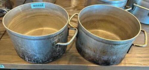 (2) 10" SAUCE POTS.