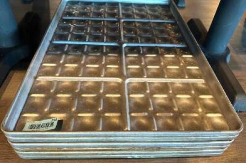 (6) PARTITIONED SHEET PANS.