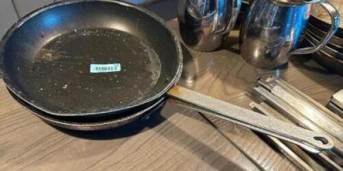 (2) LARGE SKILLETS