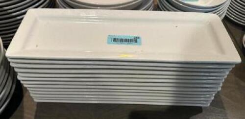 (12) 16" CHINA PLATTERS.