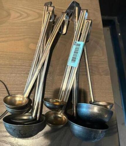 (8) ASSORTED STAINLESS LADLES