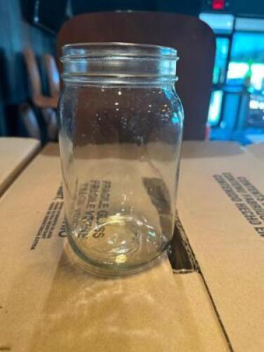 (12) MASON JARS
