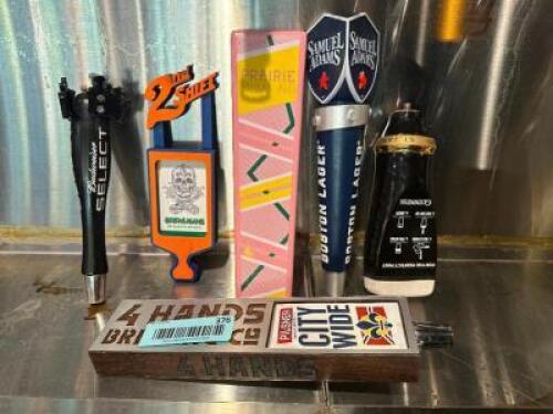 (6) ASSORTED TAP HANDLES