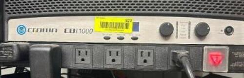 CROWN CDI1000 500 WATT 2 CHANNEL POWER AMP