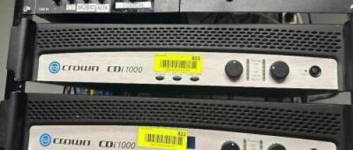 CROWN CDI1000 500 WATT 2 CHANNEL POWER AMP