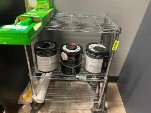24" X 12" THREE TIER WIRE SHELF