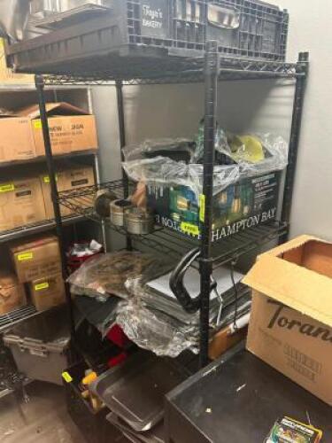 36" X 18" FOUR TIER WIRE SHELF
