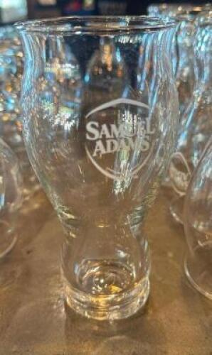 (12) SAMUEL ADAMS PILSNER GLASSES