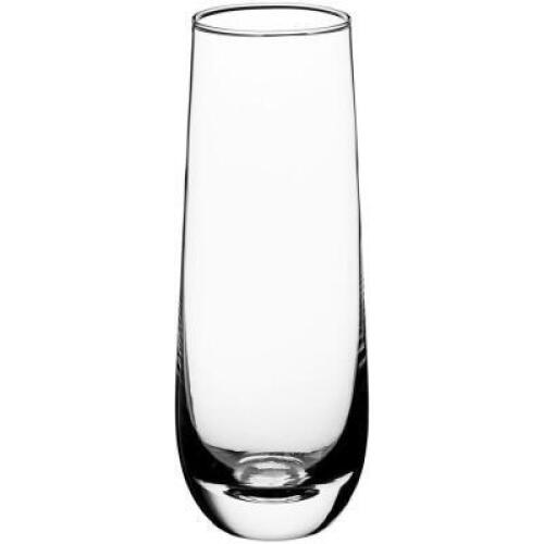 (12) ACOPA STEMLESS FLUTE GLASSES