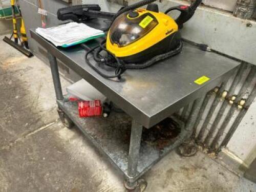36" X 24" LOW BOY STAINLESS TABLE