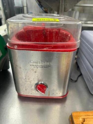 CUISINART 20 QT ICE CREAM MAKER.