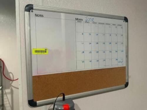 24" DRY ERASE CALENDAR BOARD.
