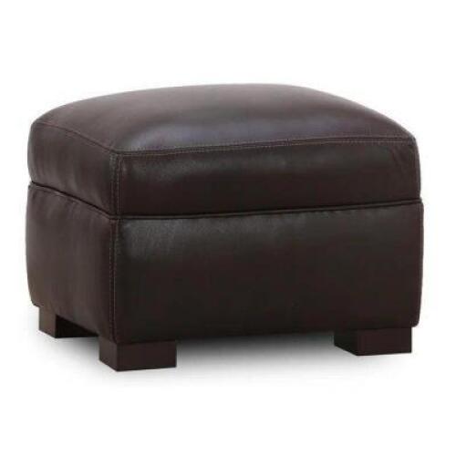 Dundonald Genuine Leather Ottoman