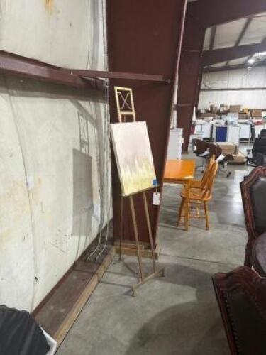 WALL ART AND EASEL SET