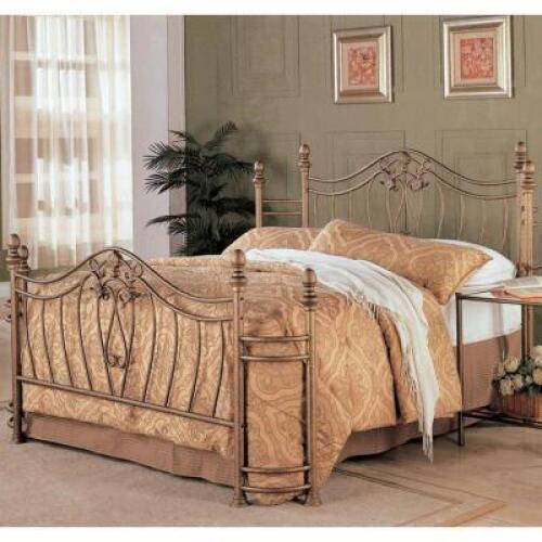 KING OPEN FRAME HEADBOARD AND FOOTBOARD