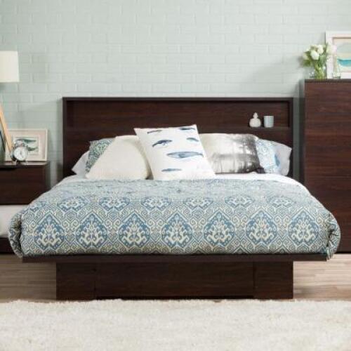 QUEEN STORAGE PLATFORM BED