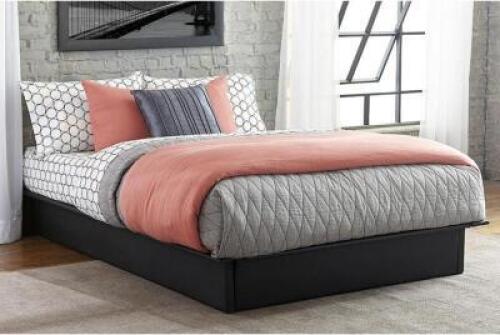 QUEEN UPHOLSTERED PLATFORM BED