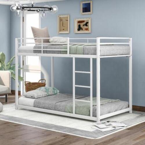 TWIN SPACE SAVING METAL BUNK BED