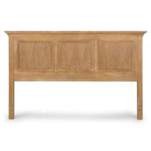 KING WHITE OAK PANEL HEADBOARD
