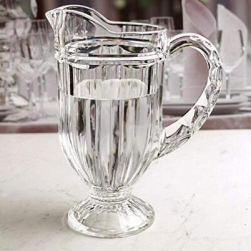 CIRCLEWARE RIVERDALE GLASS CARAFE WATER PITCHER WITH HANDLE RETAILS FOR $21.93